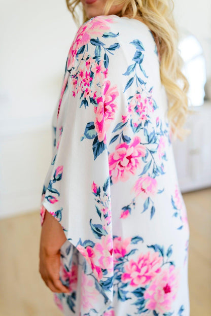Hazel Blues® | Forever Smitten Floral One Shoulder Dress