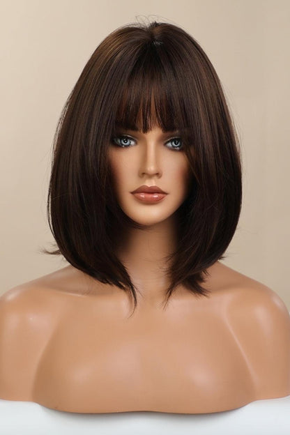 Hazel Blues® | Full-Machine Bobo Synthetic Wigs 9''