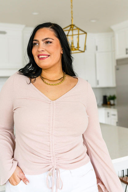 Hazel Blues® |  Giselle Gathered Front Blouse