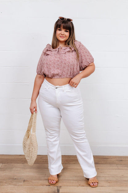 Hazel Blues® |  Golden Hour Top in Rose