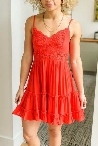 Hazel Blues® | Got The Glow Dress In Red