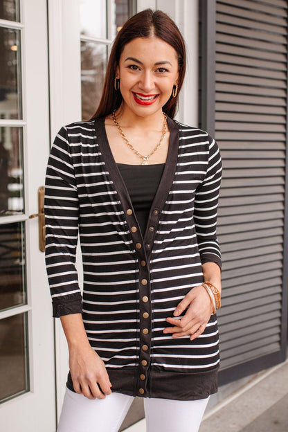 Hazel Blues® | Have You Heard Cardigan in Black