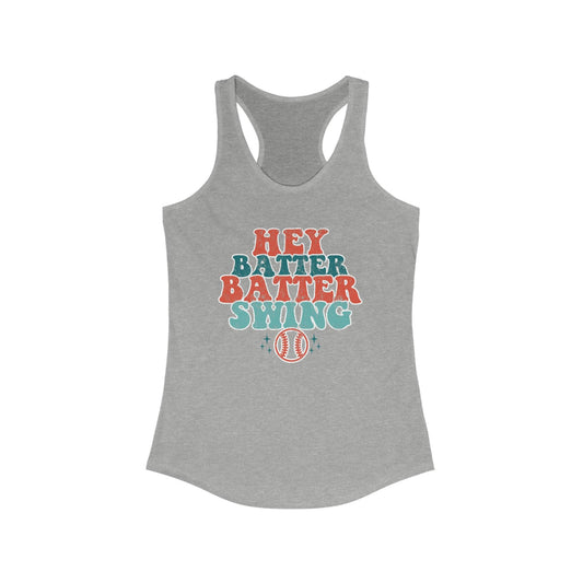 Hazel Blues® | Hey Batter Batter Swing Graphic Racerback Tank