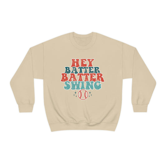 Hazel Blues® | Hey Batter Batter Swing Graphic Sweatshirt