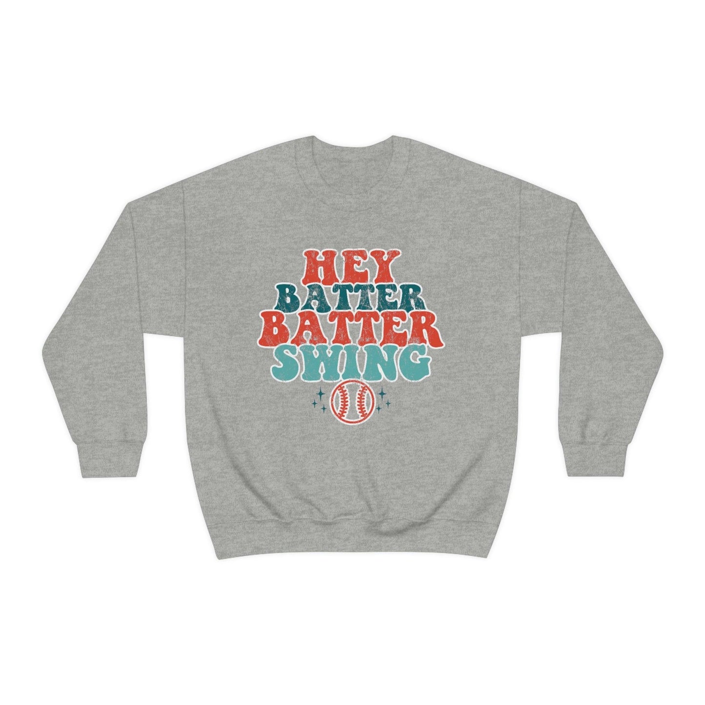 Hazel Blues® | Hey Batter Batter Swing Graphic Sweatshirt