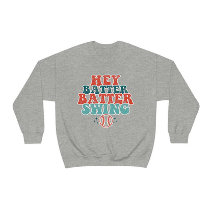 Hazel Blues® | Hey Batter Batter Swing Graphic Sweatshirt