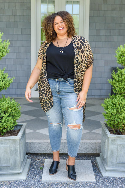 Hazel Blues® | Hi-Rise Destroyed Slim Fit Jeans