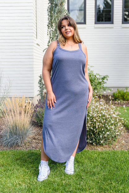 Hazel Blues® | Knowing You Ribbed Dress