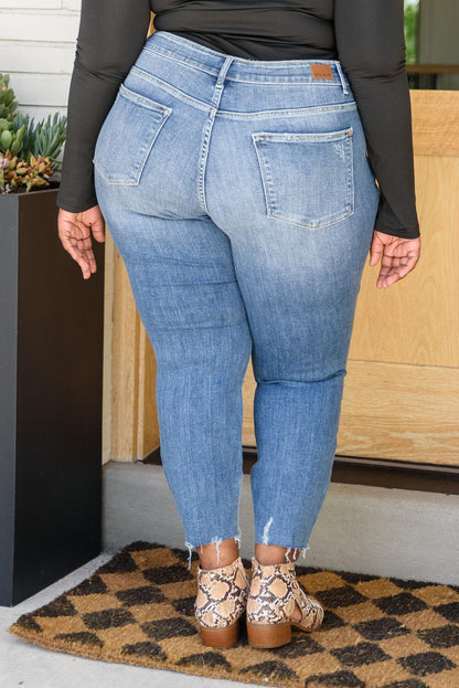 Hazel Blues® | Kyla Destroyed Hi Waist Relaxed Fit