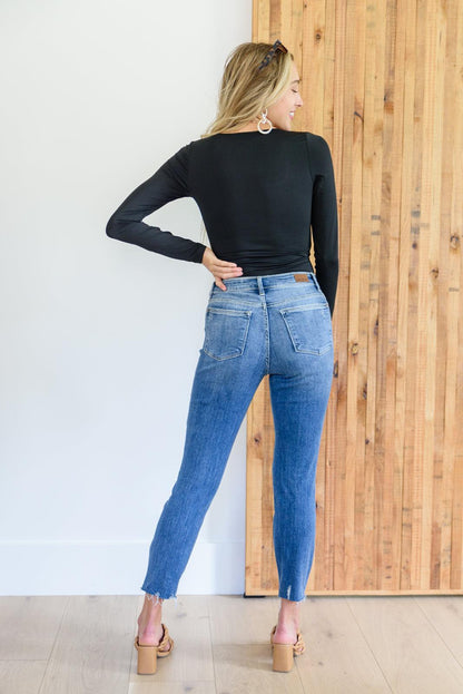 Hazel Blues® | Kyla Destroyed Hi Waist Relaxed Fit