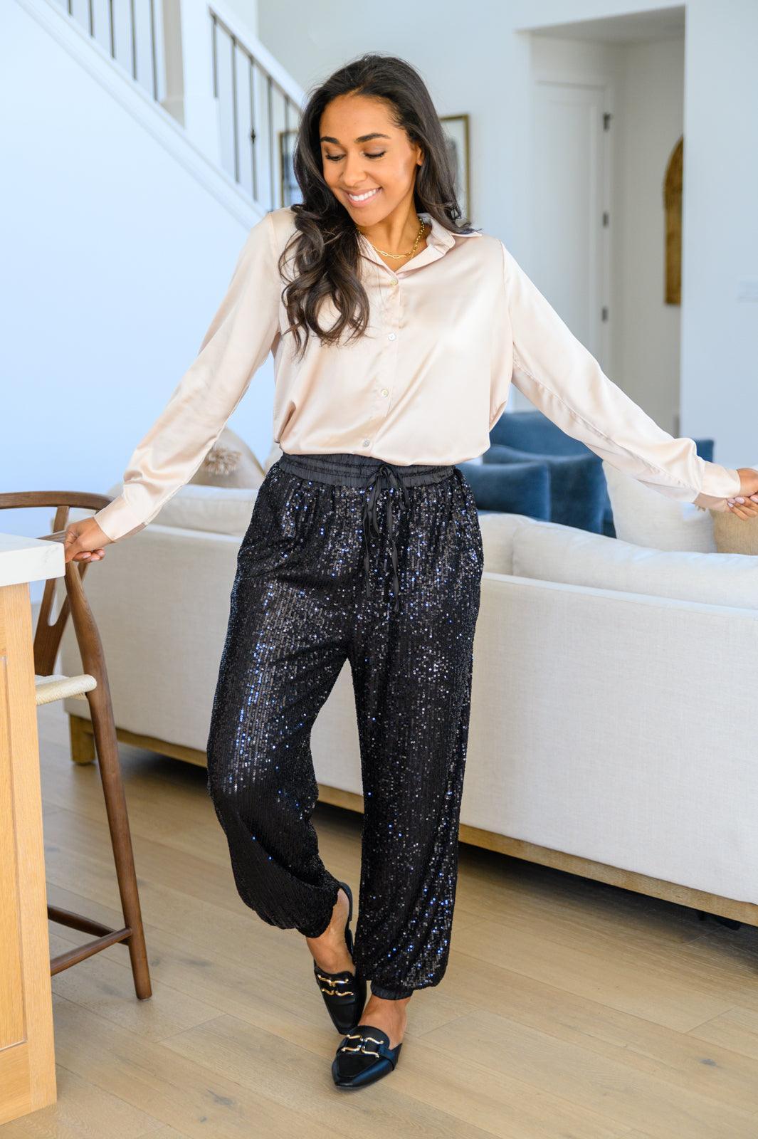 Hazel Blues® | Loved For Years Satin Button Up In Beige