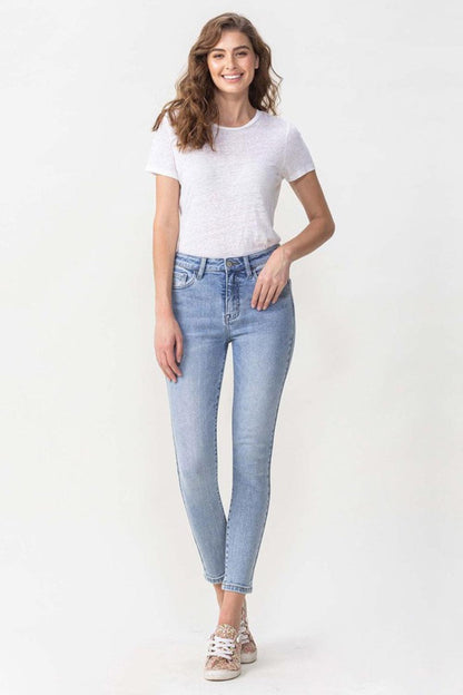 Hazel Blues® | Lovervet Talia High Rise Crop Skinny Jeans