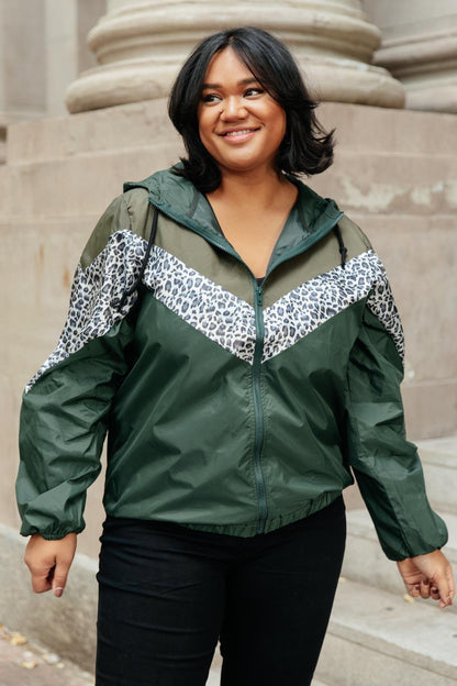 Hazel Blues® | Make Your Move Windbreaker in Olive