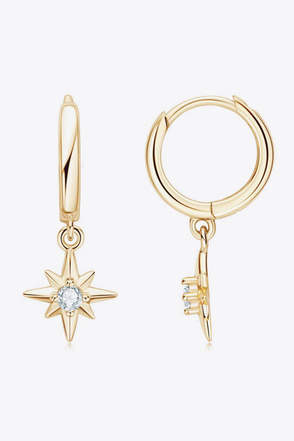 Hazel Blues® | Moissanite Star Drop Earrings