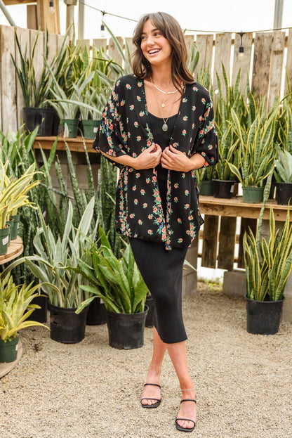 Hazel Blues® | Moment in Time Kimono