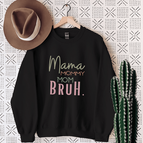 Hazel Blues® | MOMMY BRUH TRANSITION Graphic Sweatshirt