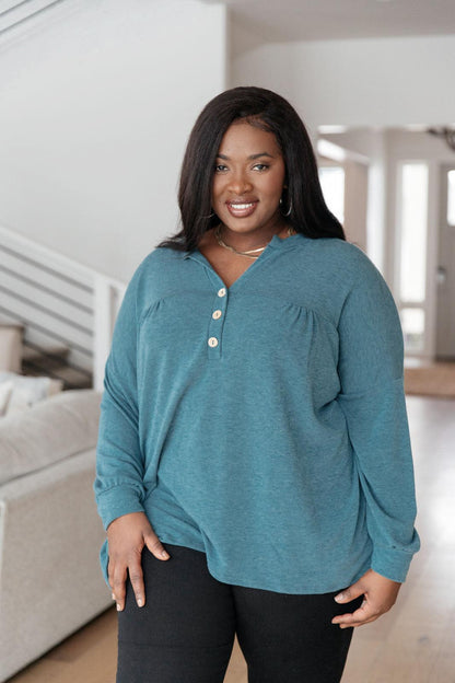 Hazel Blues® | Moon Bay Top In Blue