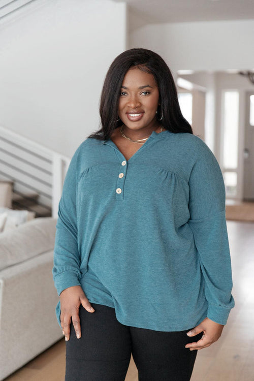 Hazel Blues® | Moon Bay Top In Blue