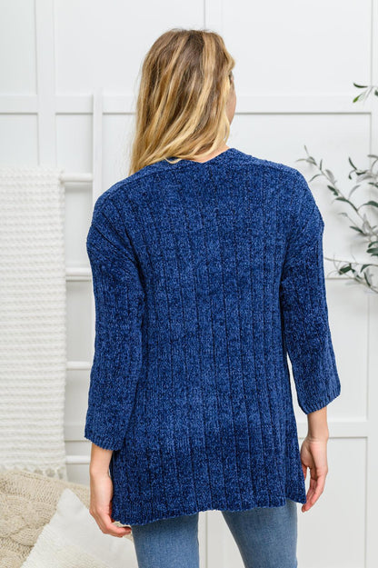 Hazel Blues® | Mountain Mornings Cardigan In Navy