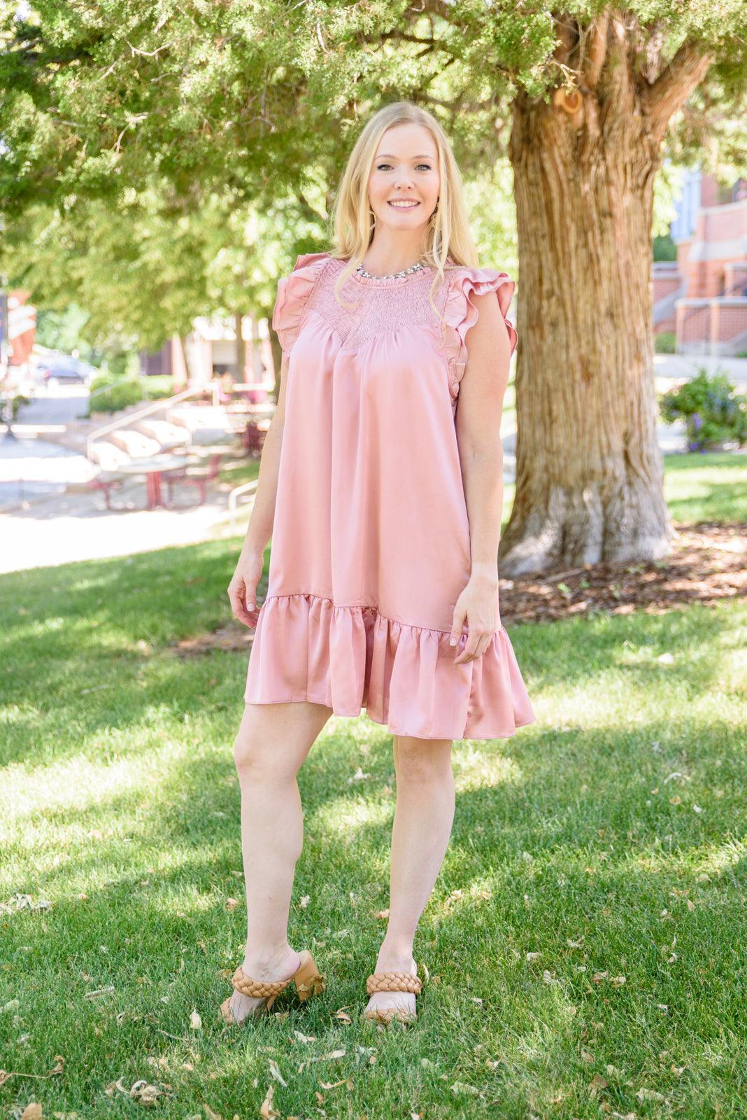 Hazel Blues® | New Gal Ruffle Dress