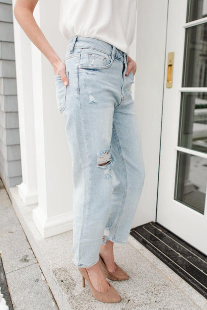 Hazel Blues® | New Me Distressed Jeans