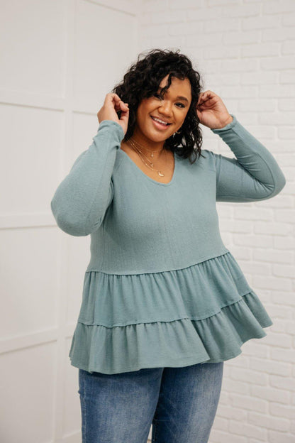 Hazel Blues® | Nicely Done Tiered Top