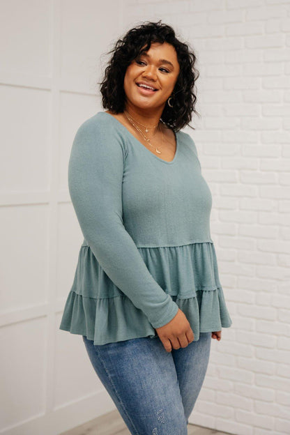 Hazel Blues® | Nicely Done Tiered Top