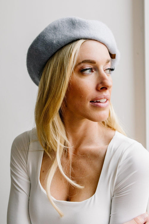 Hazel Blues® | Ohh La La Beret in Ice Blue
