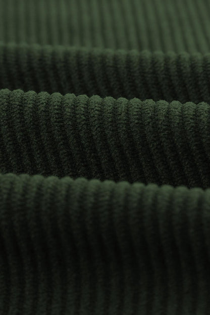 Hazel Blues® | Pocketed Button Ribbed Textured Shacket