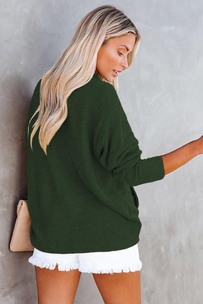 Hazel Blues® | Pocketed Button Ribbed Textured Shacket