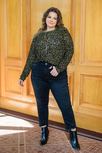 Hazel Blues® | Sass Of It All Animal Print Top