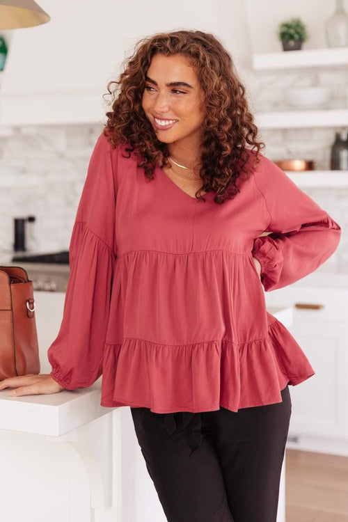 Hazel Blues® | Sassy Swing Tiered Top