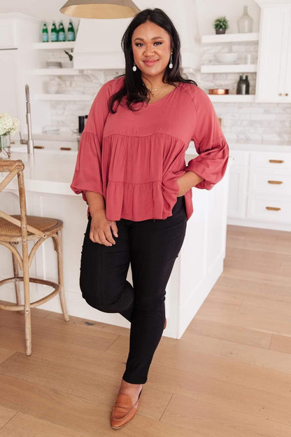 Hazel Blues® | Sassy Swing Tiered Top