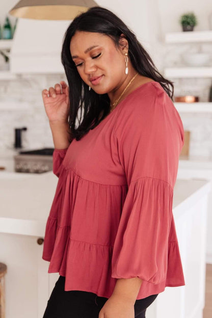 Hazel Blues® | Sassy Swing Tiered Top