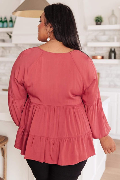 Hazel Blues® | Sassy Swing Tiered Top