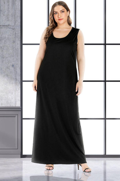 Hazel Blues® | Scoop Neck Maxi Tank Dress