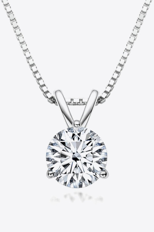 Hazel Blues® | Show Off 1 Carat Moissanite Pendant Necklace