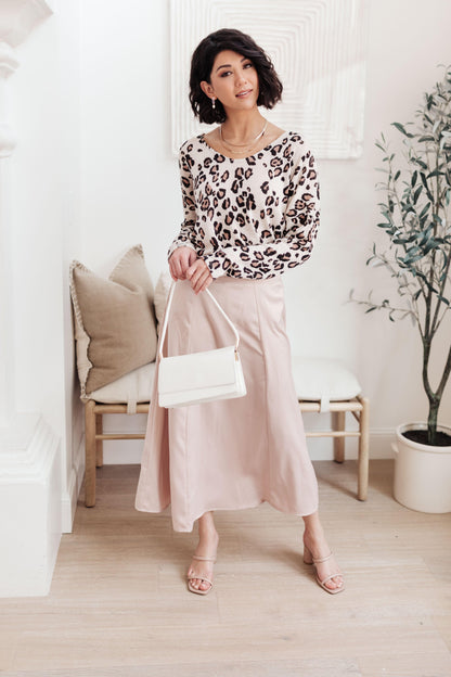 Hazel Blues® | Spotted You Across The Way Top in Oatmeal
