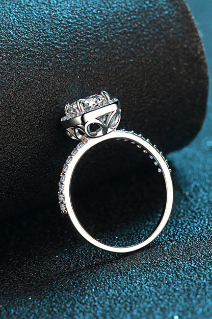 Hazel Blues® | Square Moissanite Ring