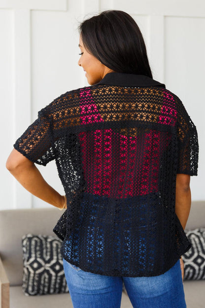 Hazel Blues® |  Talk of the Town Lace Set in Black