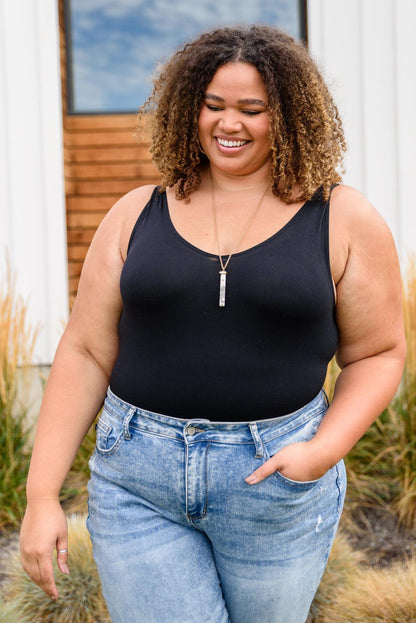 Hazel Blues® | The Basics Bodysuit In Black