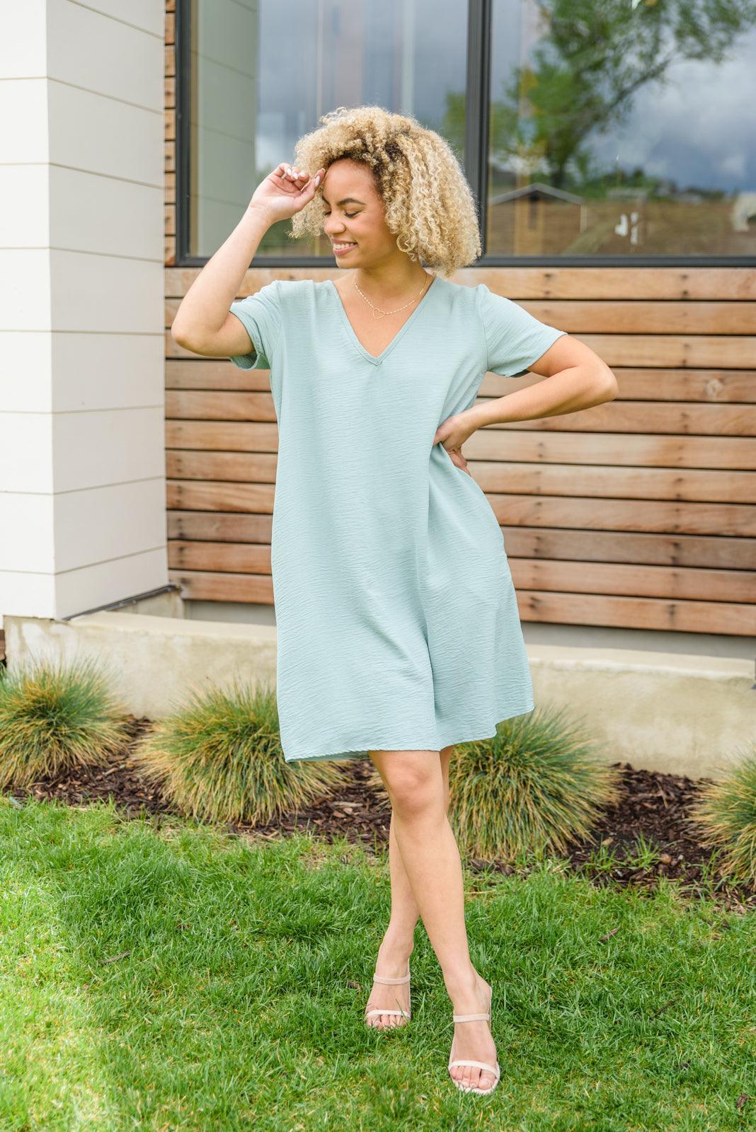 Hazel Blues® | Time After Time V-neck Dress