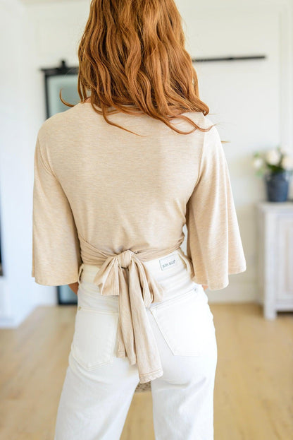 Hazel Blues® | Tiny Dancer Wrapped Cropped Cardigan