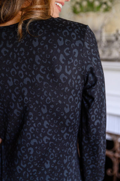 Hazel Blues® | Wishful Thinking Animal Print Dress In Black
