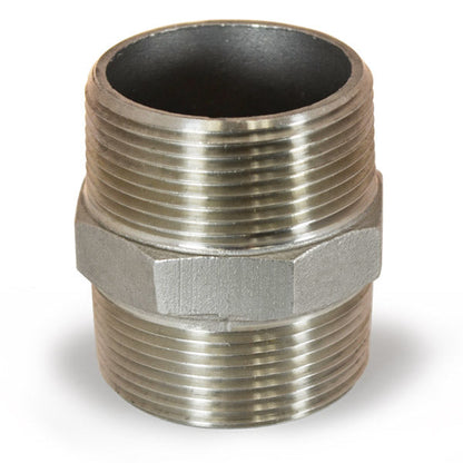 HEXAGONAL NIPPLE STAINLESS STEEL  2