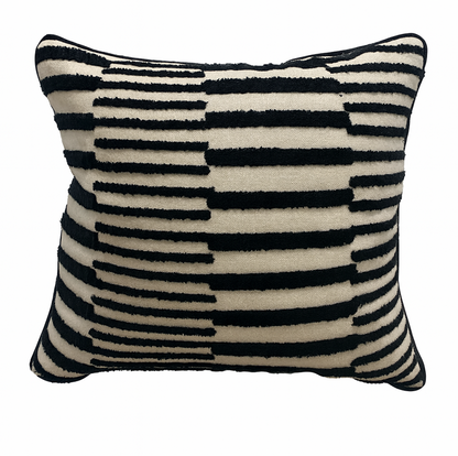 HINNOYA - Coussin en coton velours blanc OEKO-TEX® 45 x 45