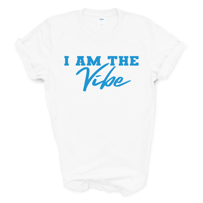 I AM the Vibe Graphic Tee (Columbia Blue Print)