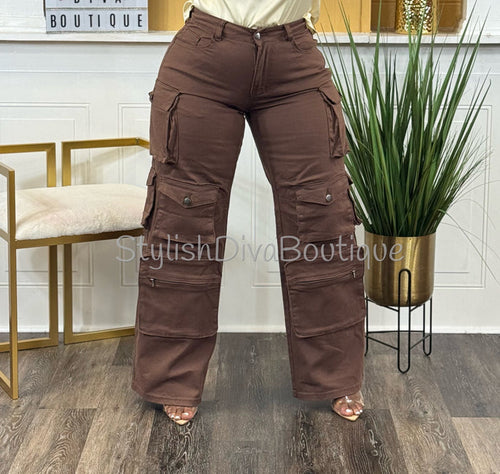 In My Element Cargo Pants (Brown)