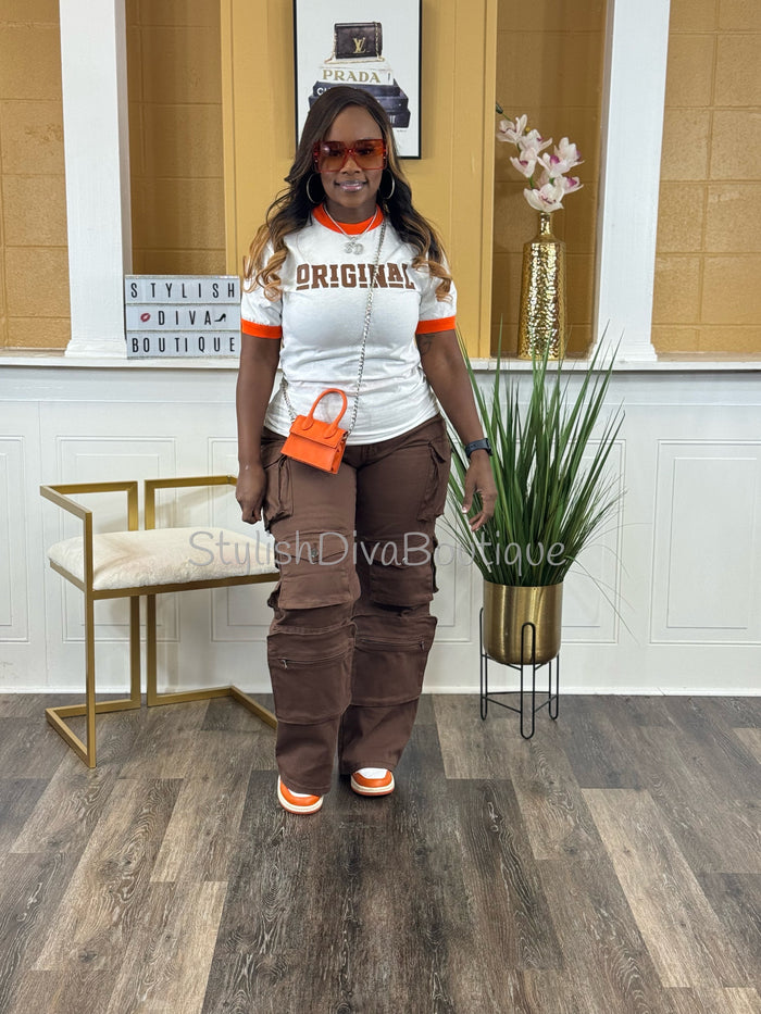 In My Element Cargo Pants (Brown)