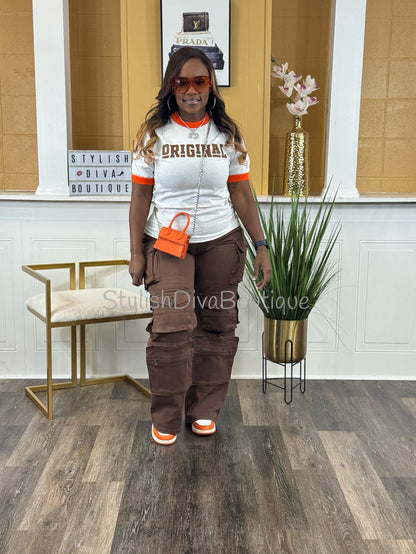 In My Element Cargo Pants (Brown)